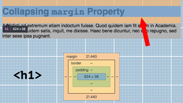 collapse-margins-h1-user-agent-arrow.png image showing h1 box model margin-bottom in Chrome tools.