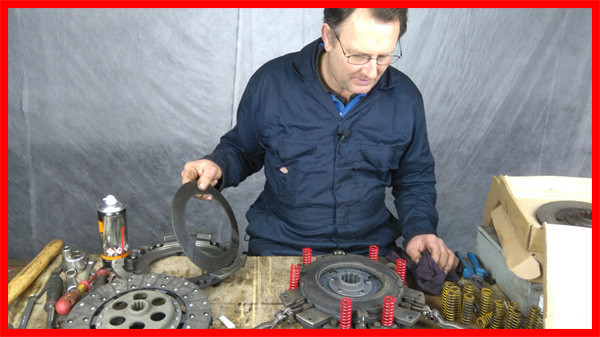 Refurbishing Massey Ferguson 135 Clutch.