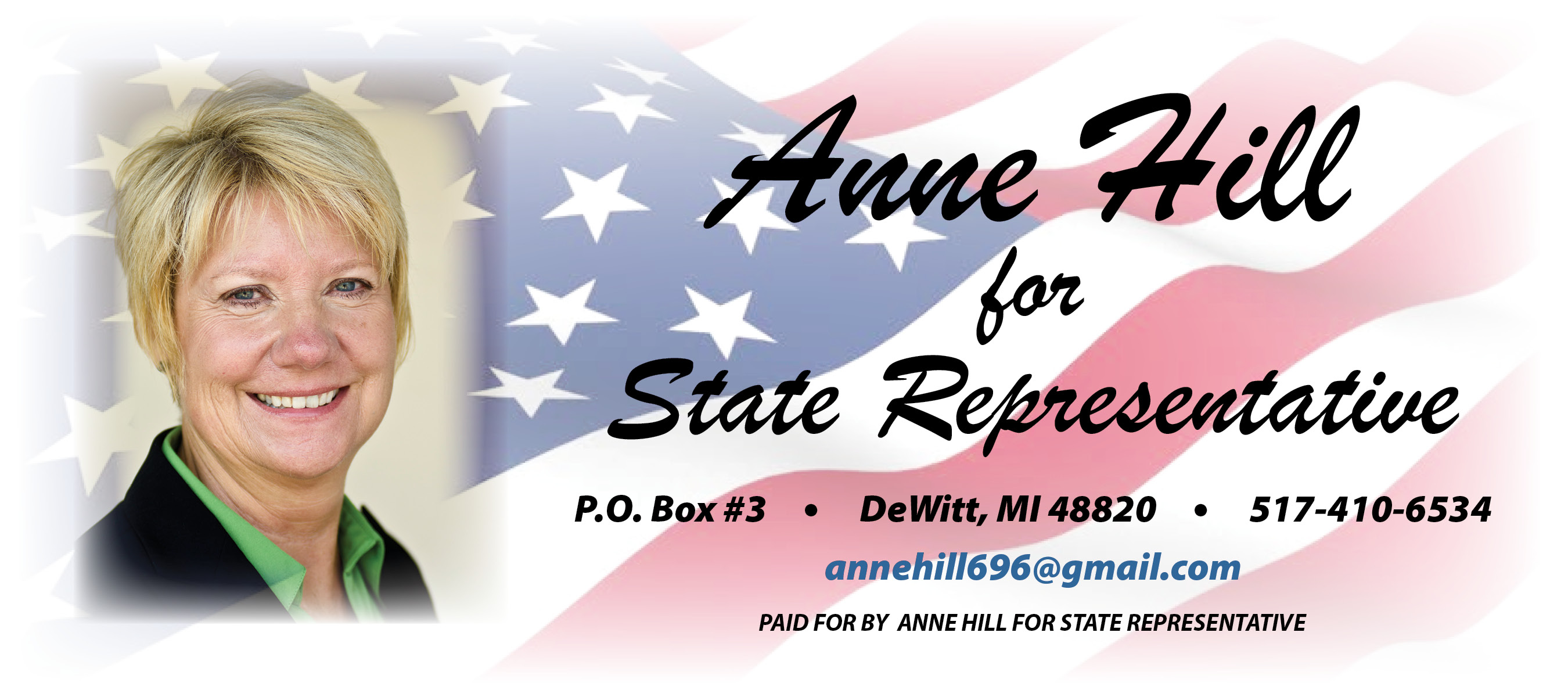 Anne Hill for State Representative logo