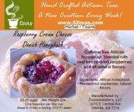 Raspberry Cream Cheese Danish Honeybush from 52teas