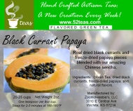 Black Currant Papaya Green Tea from 52teas