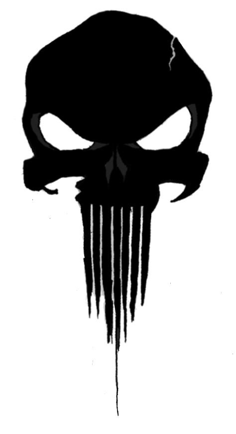 Transparent Punisher Skull