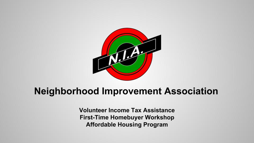 Neighborhood Improvement Association logo
