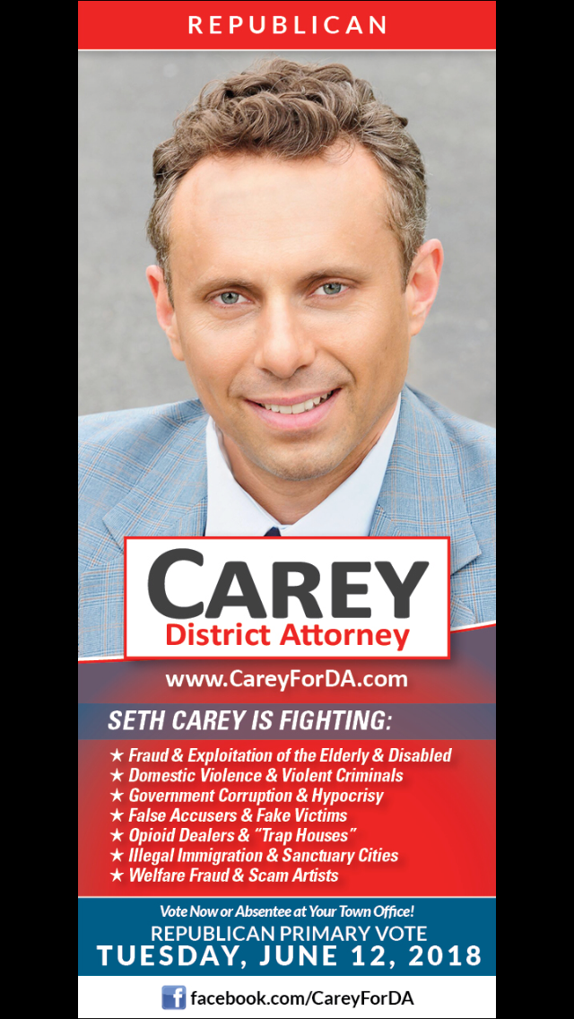 CAREY for District Attorney logo