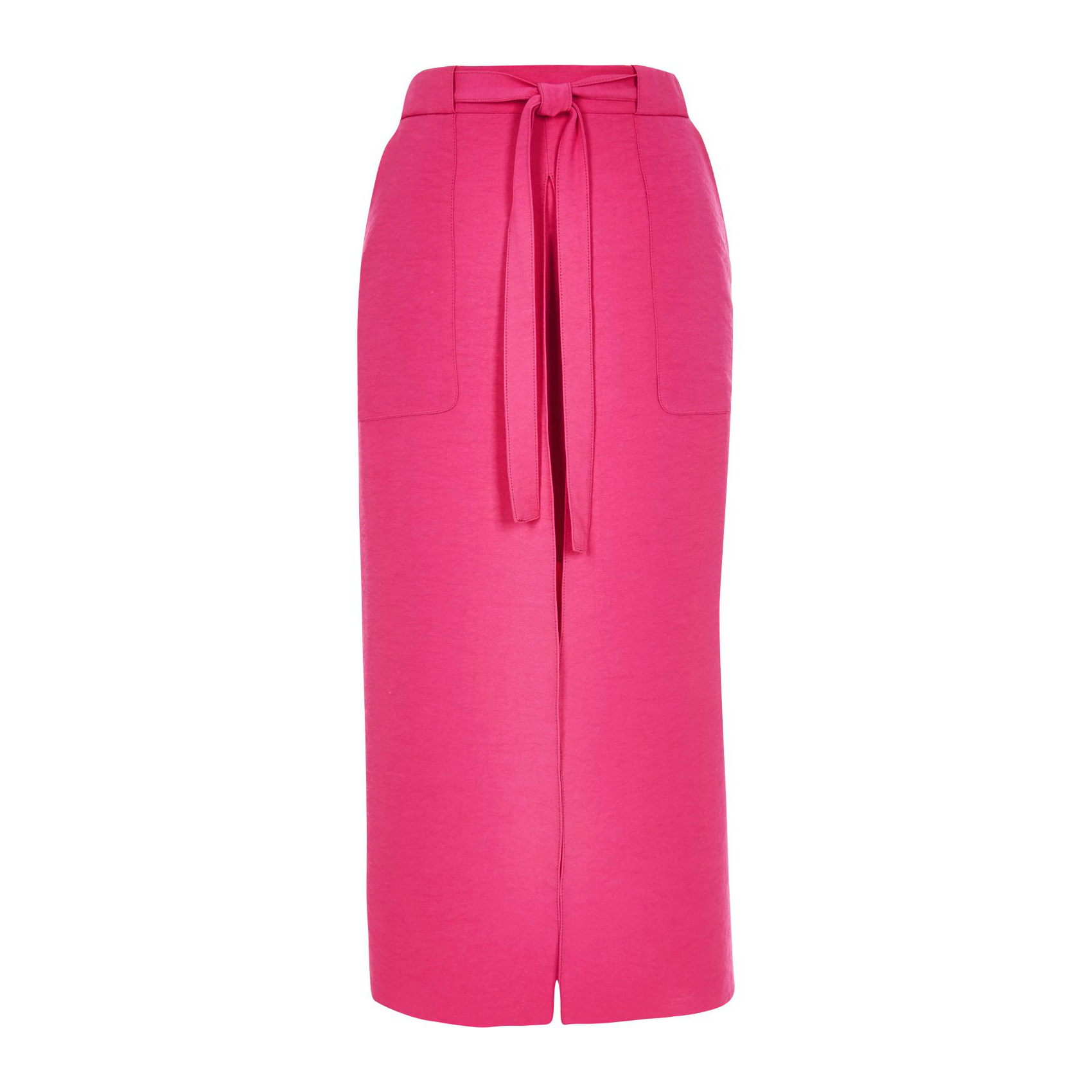 pink midi skirt river island