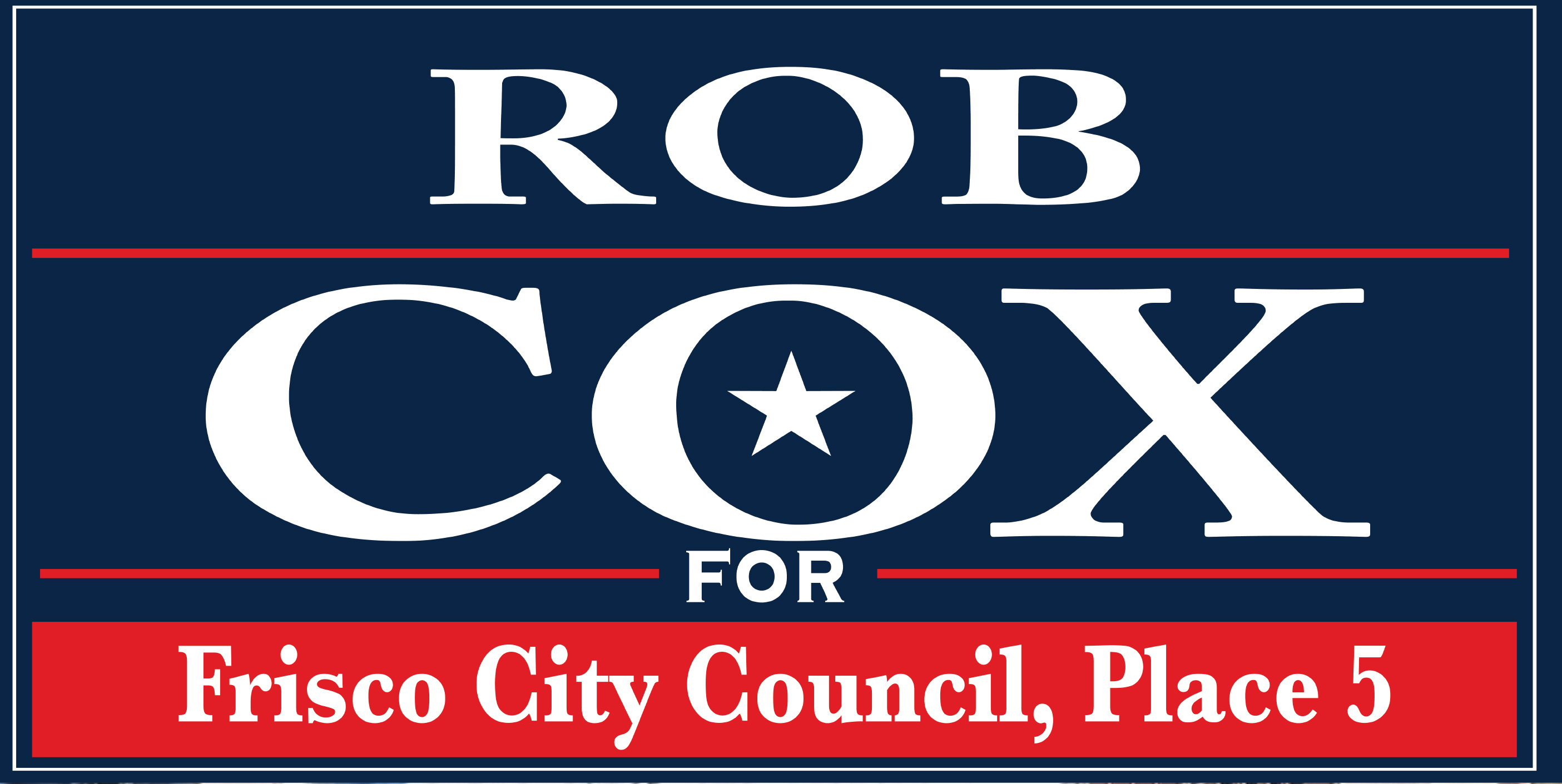 Rob Cox For Frisco logo