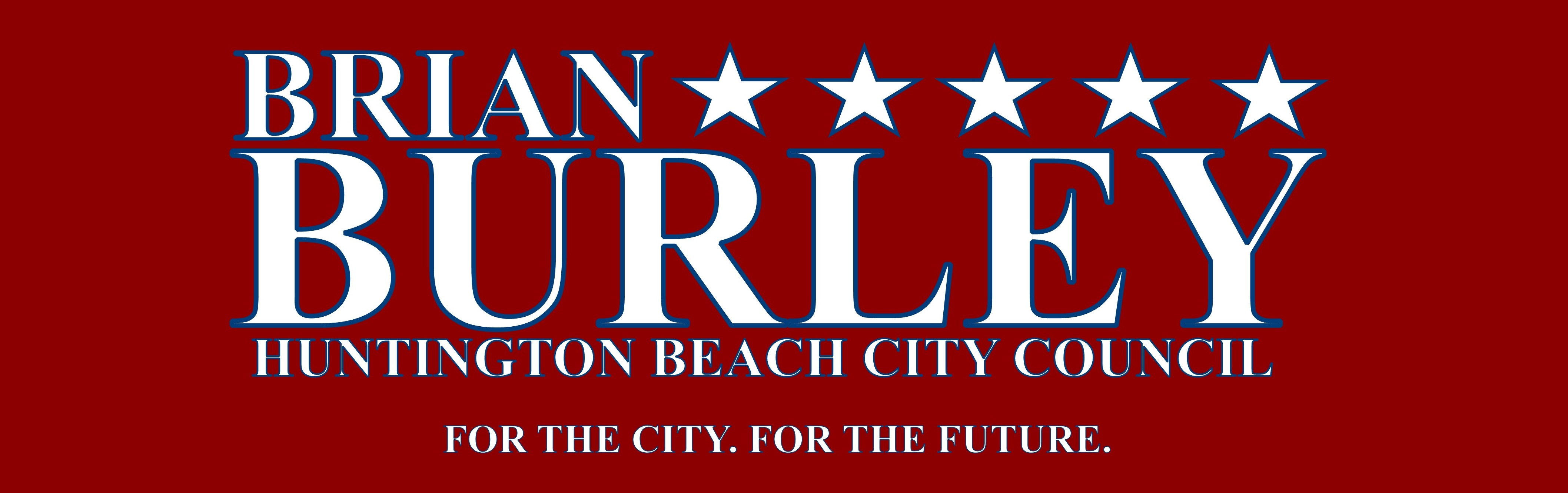 Brian Burley for Huntington Beach City Council 2022 logo