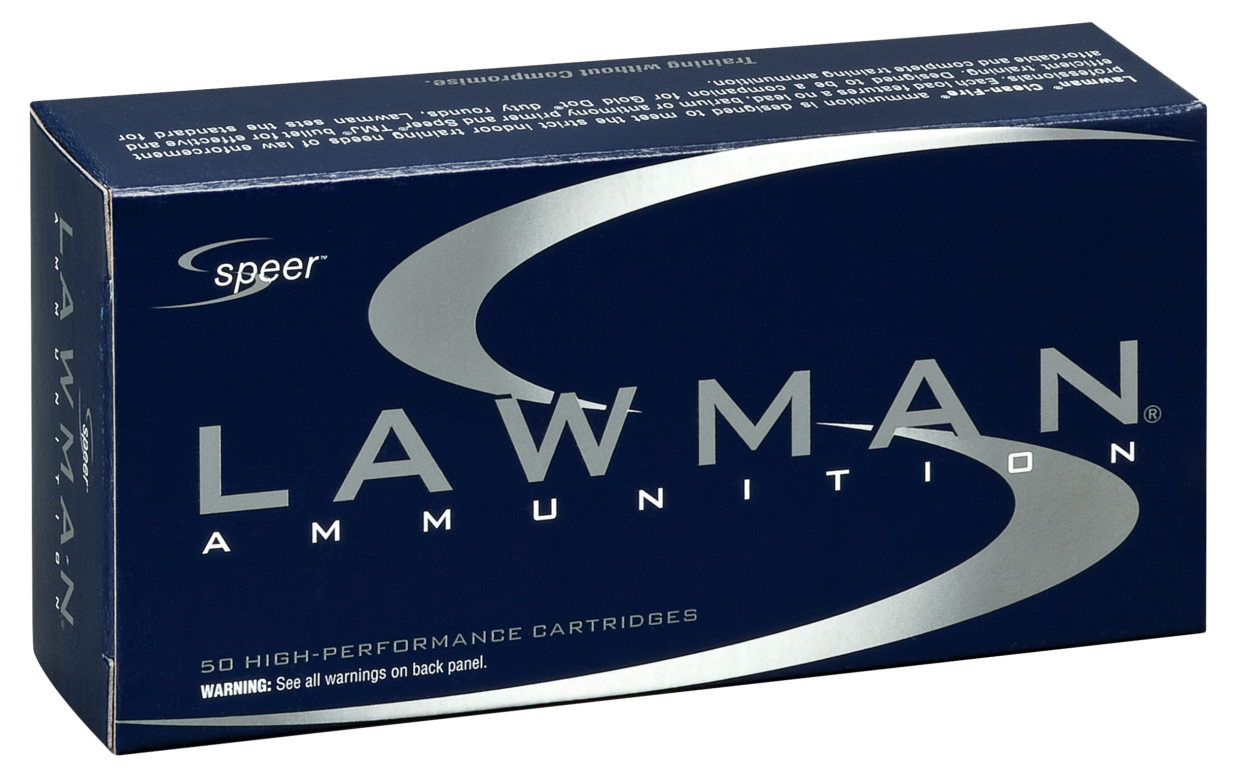 Speer Lawman Clean Fire Brass .40 SW 180-Grain 50-Rounds TMJ