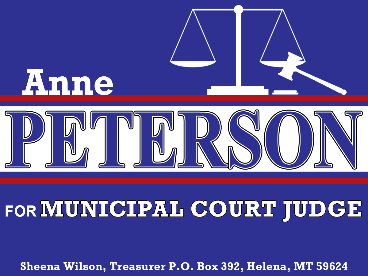 Peterson for Helena Municipal Court Peterson for Helena Municipal