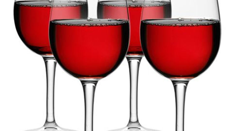 Red wine glasses - 4-6pc