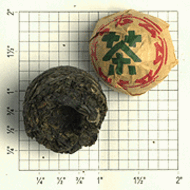 Green Pu-Erh Tuo Cha from Upton Tea Imports