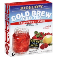 Cold Brew Iced Tea Raspberry & Lemon from Bigelow