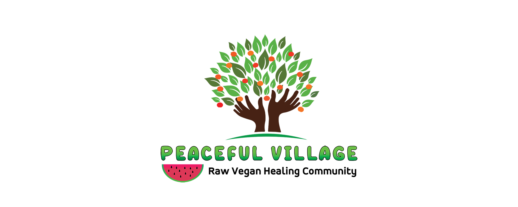 Peaceful Village Raw Vegan Healing Community logo