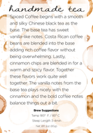 Spiced Coffee from Handmade Tea