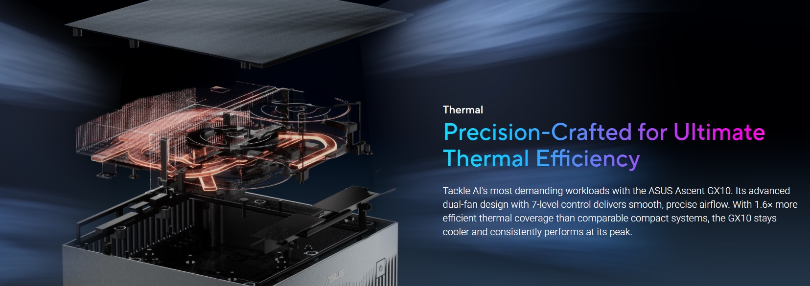 ASUS Ascent GX10 AI Supercomputer, DGX Spark, NVIDIA GB10