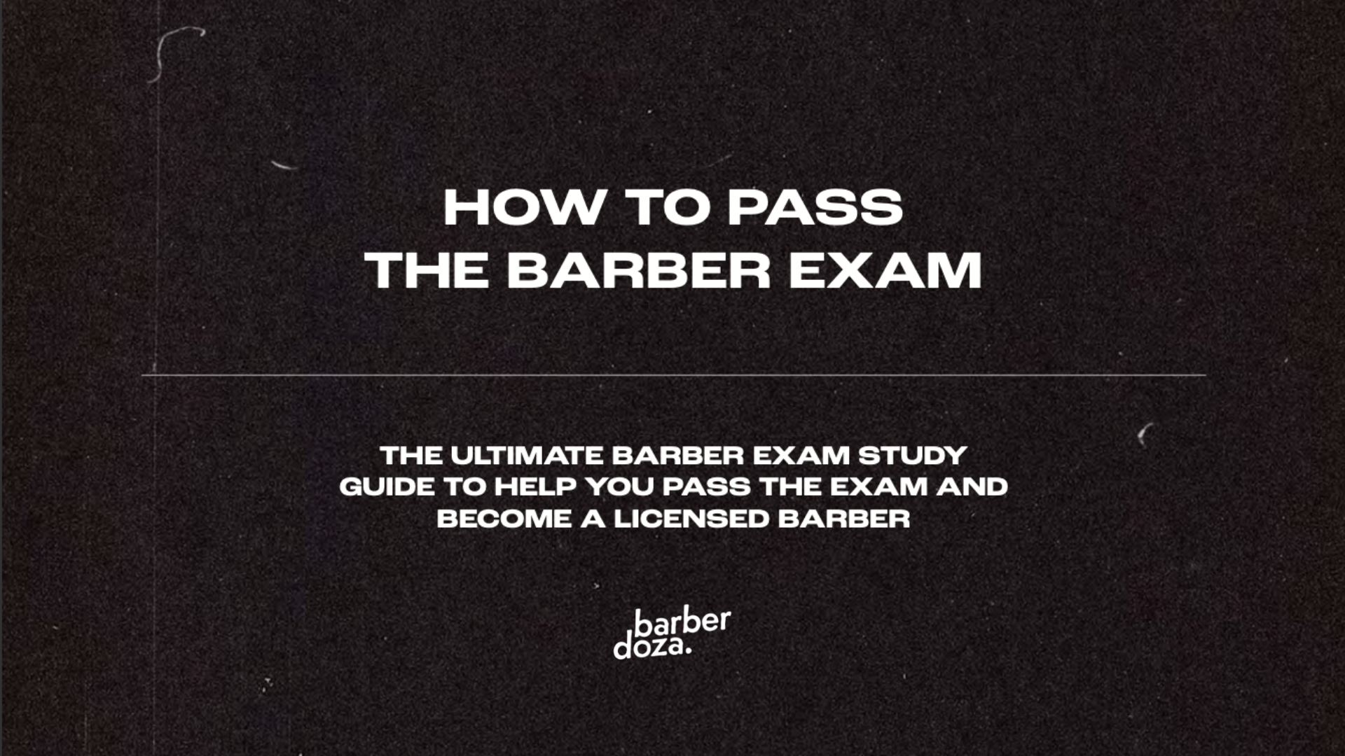 Product image for How to Pass the Barber Exam