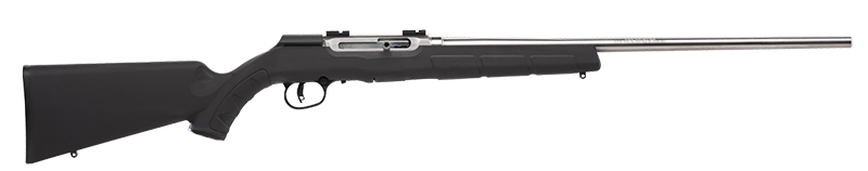 Savage Arms 47216 A22 FSS Full Size Semi-Auto 22 LR 10+1 22″ Barrel, Matte Stainless Metal Finish & Matte Black Synthetic Stock | USA Gun Store