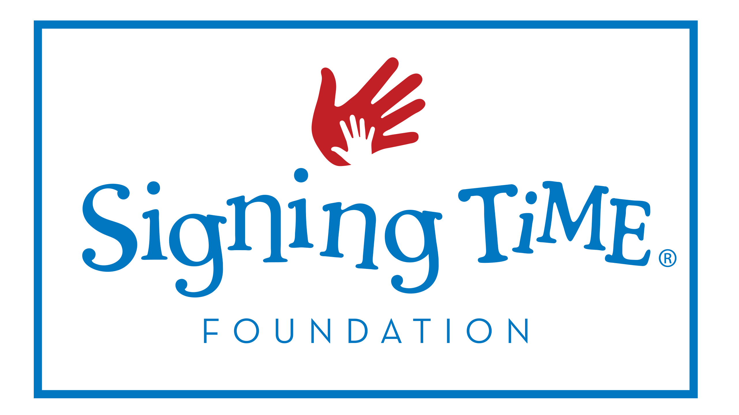 Signing Time Foundation logo