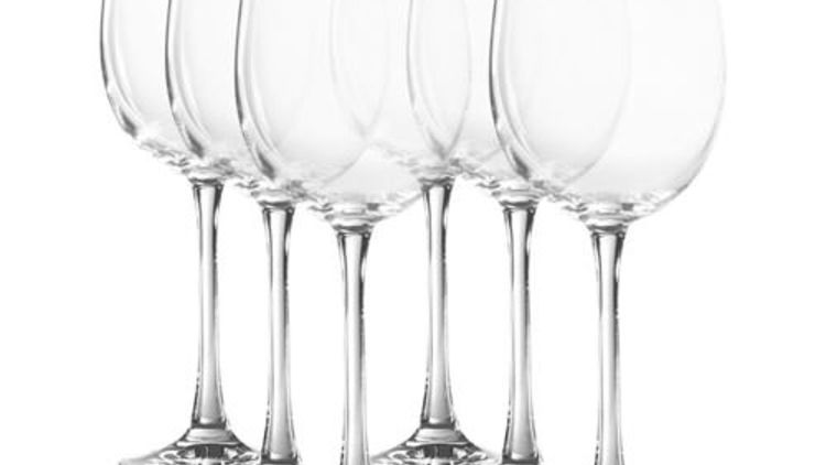 6 Wine Glasses