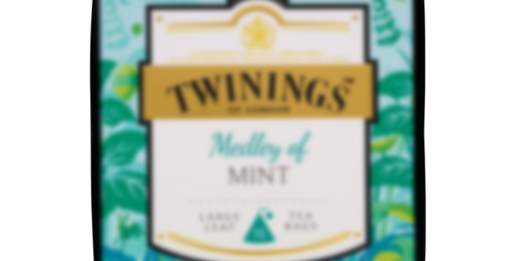 Twinings Medley of Pure Mint Large Leaf Pyramid Tea - 100/Case(2/CASE)