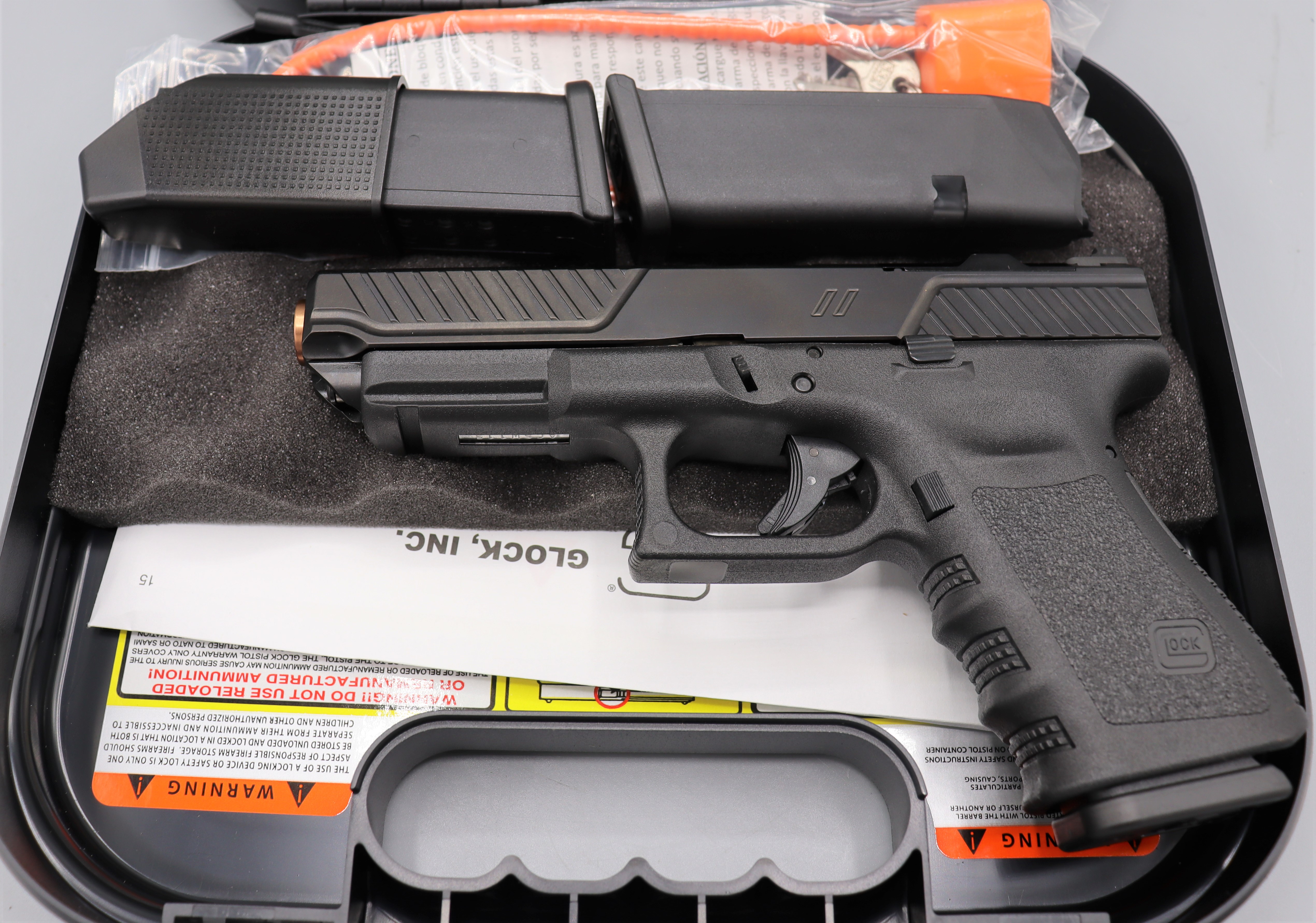 Zev Technologies Custom Zev Glock 19l Long Slide Zev Rmr Glock 19 Gen 3 9mm Glock G19l Zev Free Shipping The Modern Sportsman