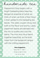 Peppermint Grey from Handmade Tea