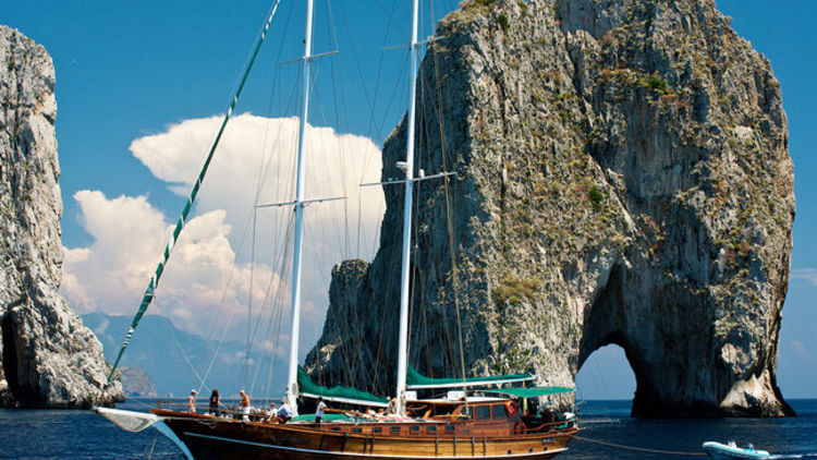 Day cruise to Isle of Capri on the Amalfi Coast