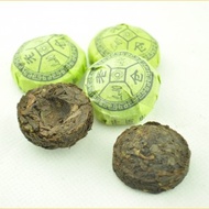 Ripe Pu-erh tea and Noto-Ginseng Flower Mini Tuo from Yunnan Sourcing