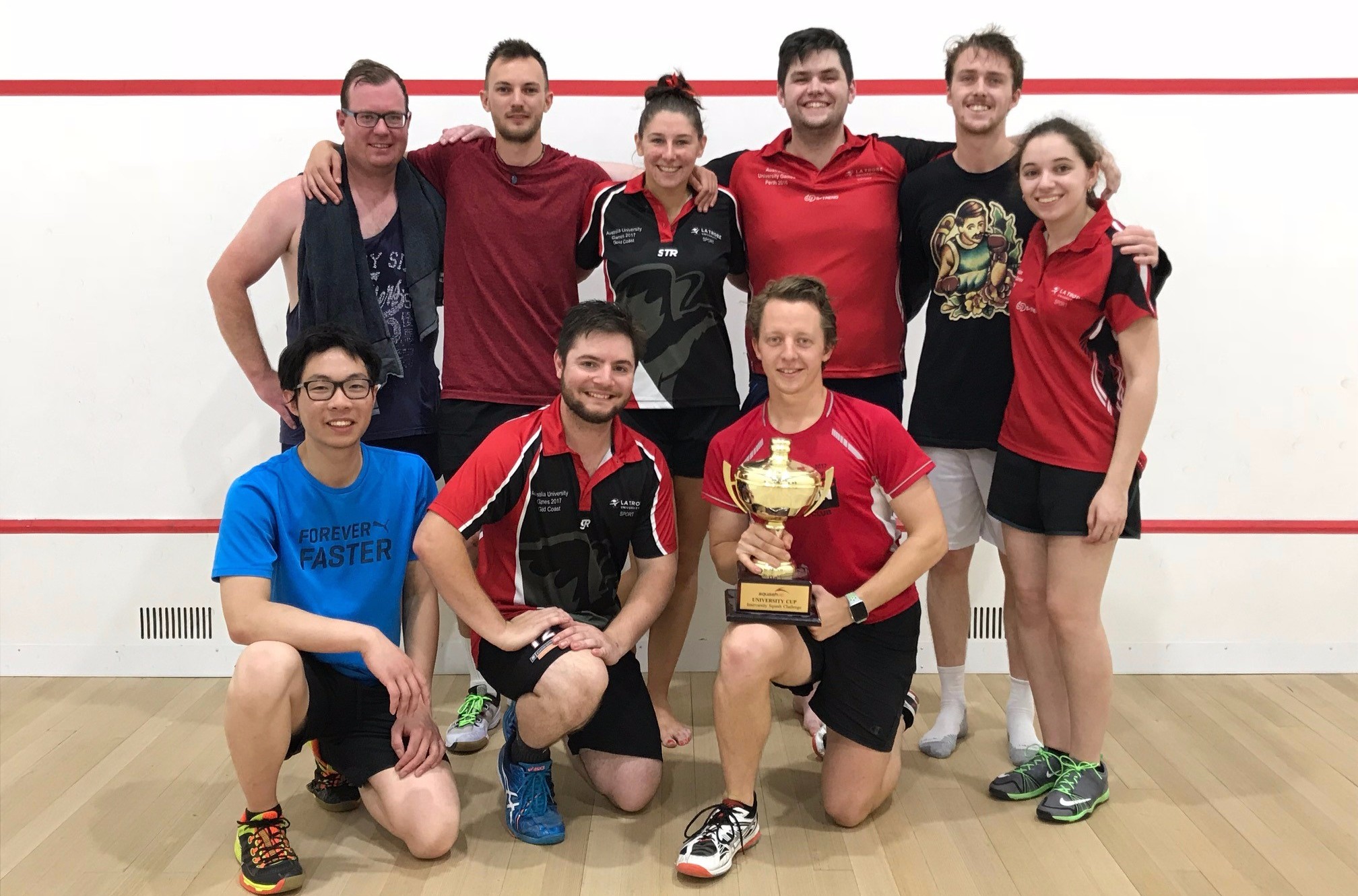 La Trobe University Squash Club claim victory in 2017 University Cup