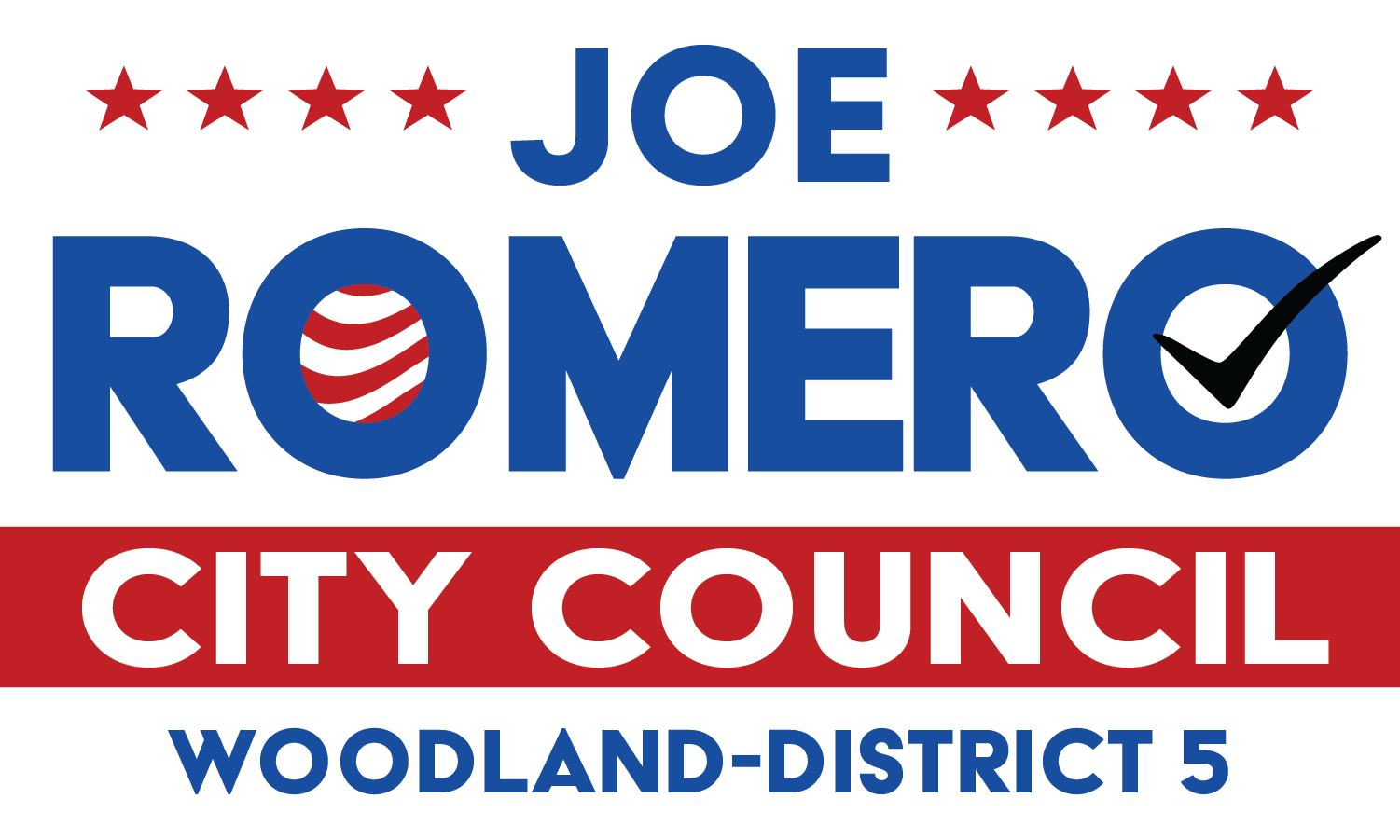 Joe Romero Jr. for Woodland City Council 2020 logo