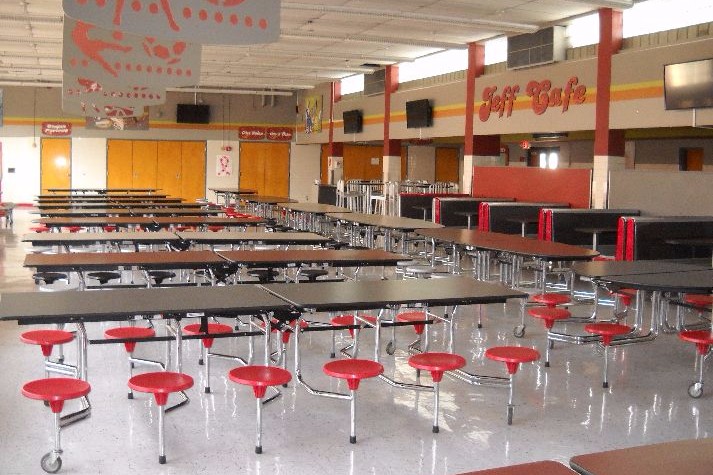 El Paso Independent School District Facilities | Jefferson/Silva High  School | Cafeteria