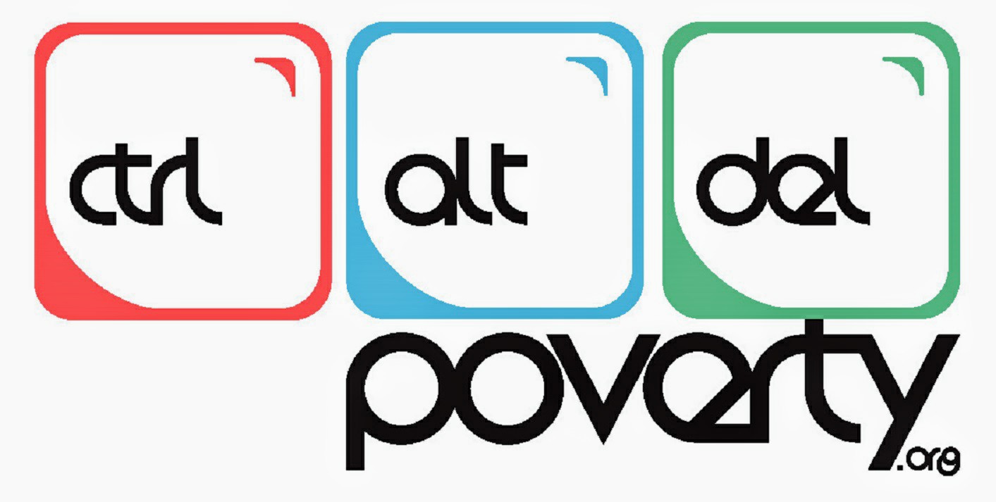 Control Alt Delete Poverty logo