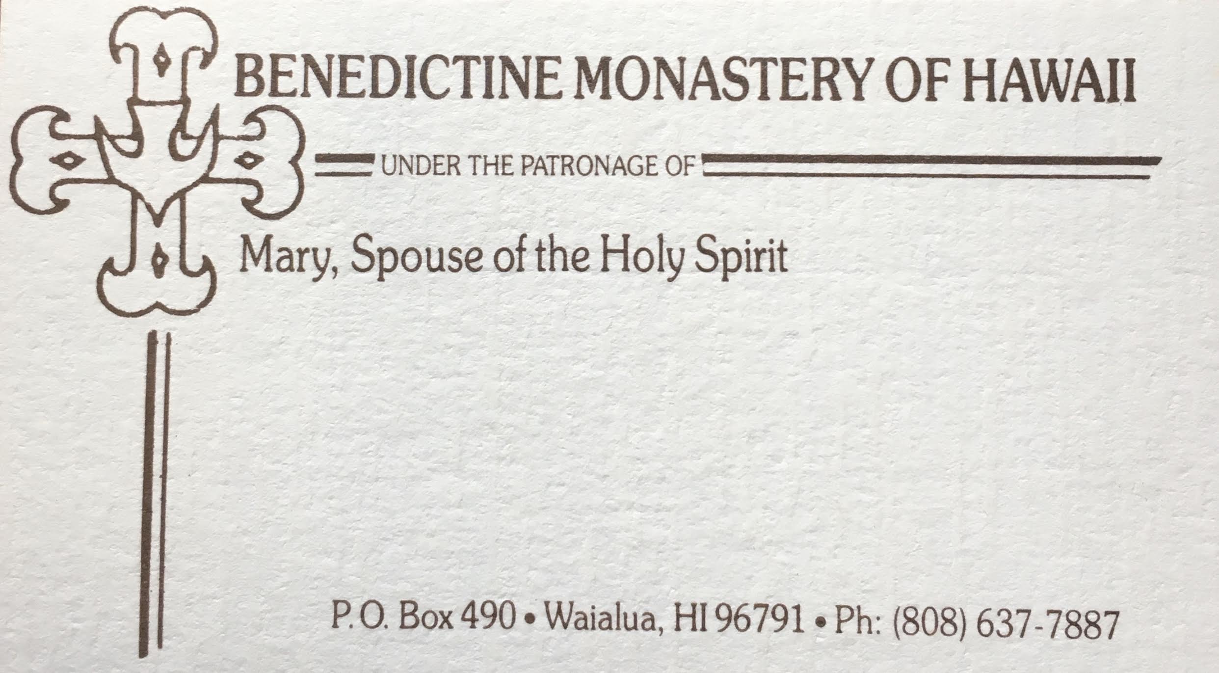 Benedictine Monastery of Hawaii logo
