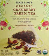 Cranberry Green Tea from Trader Joe's