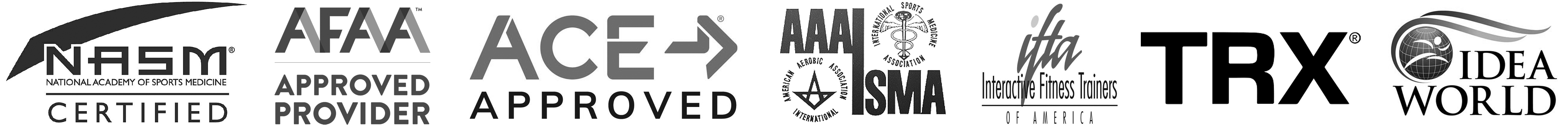 Janis Saffell Certifications - NASM, AFAA, ACE, IFTA, AAAIISMA, TRX, IDEA WORLD PRESENTER