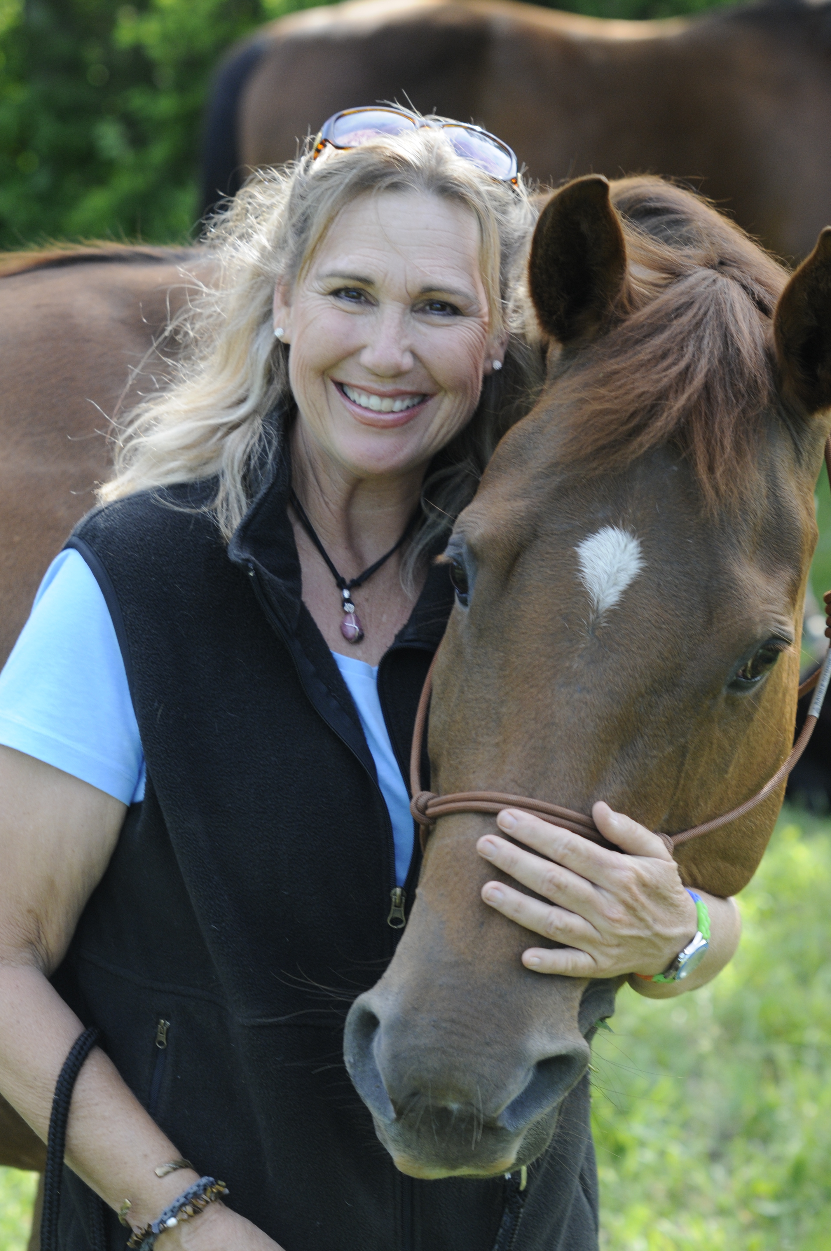 Karen and Sage, her HeartHorse 