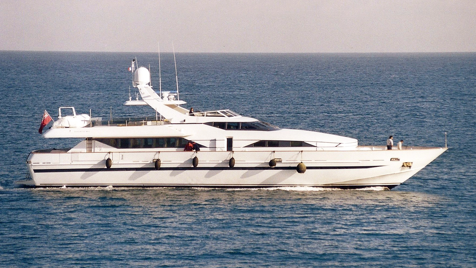  Marquet、YACHTS、海外版超希少レゾネ、新品額付 Captain Z yacht (Baglietto, 36m, 1988)