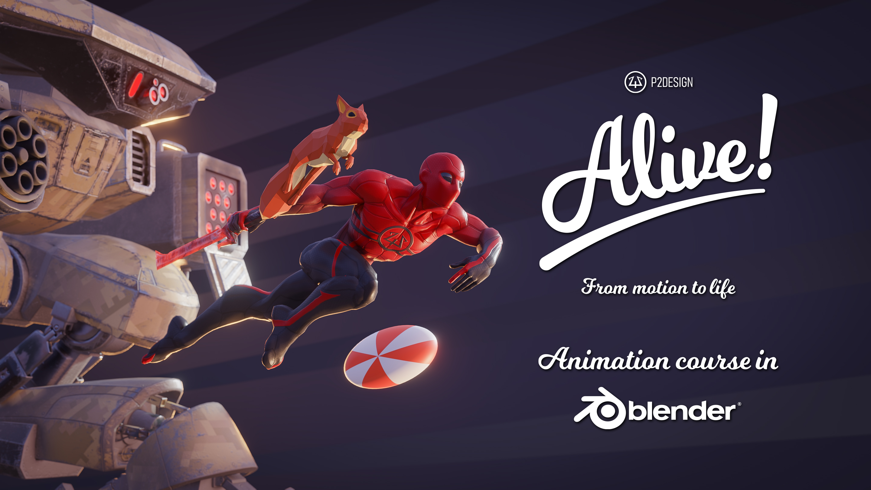 Alive blender animation