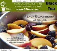 Peach Blackberry Crumble from 52teas
