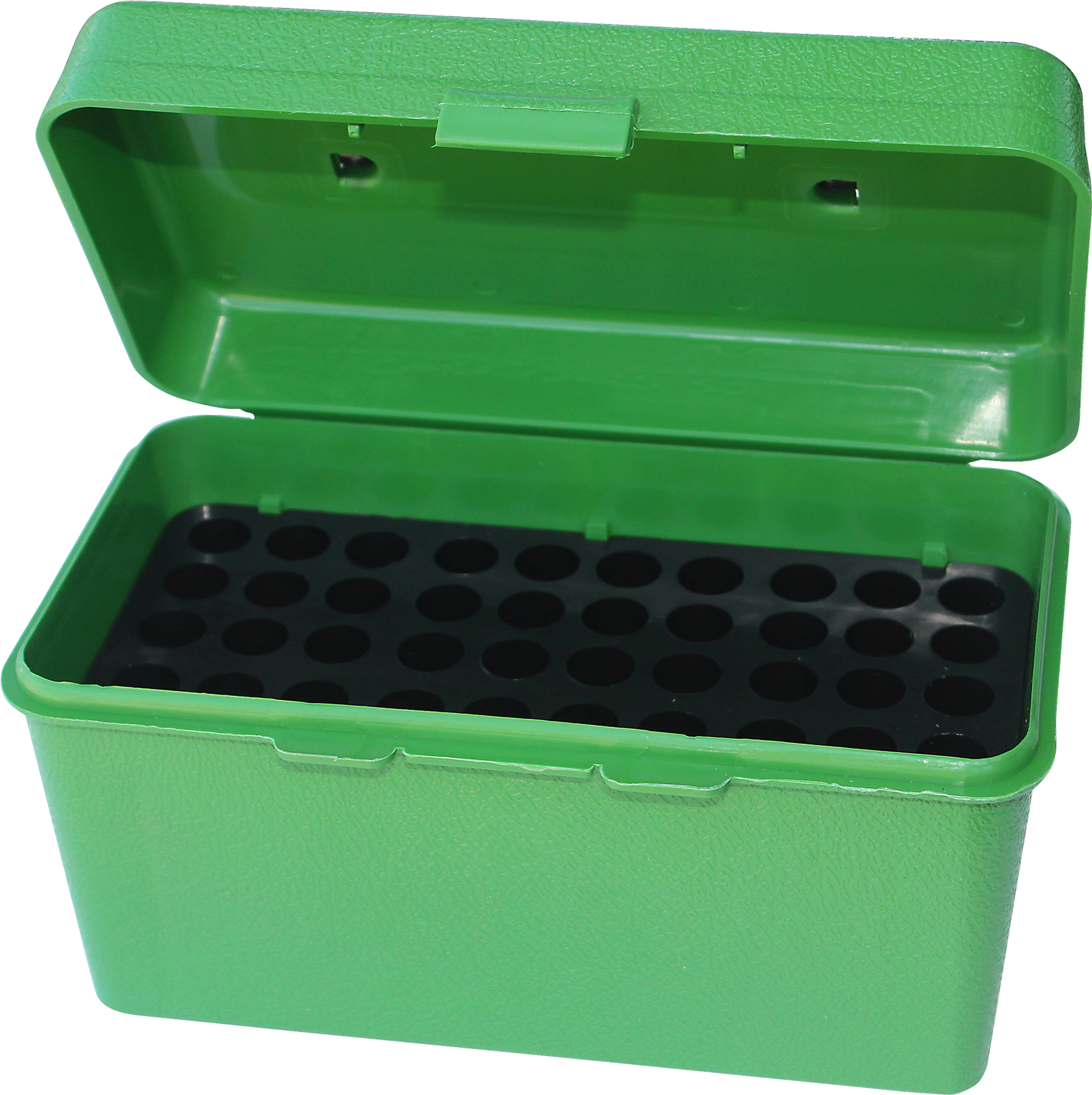 MTM H50-RS Deluxe 50-Round Rifle Ammo Case Box 223 5.56x45 204 Ruger Green 
