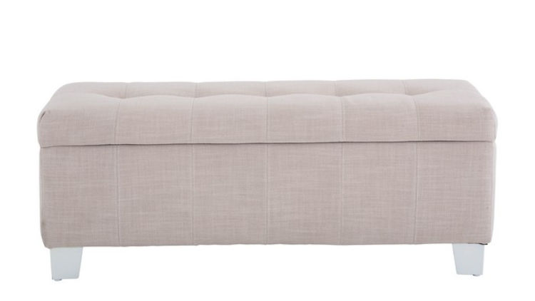 Beige Chantelle Storage Bench