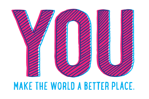 You Make the World a Better Place logo