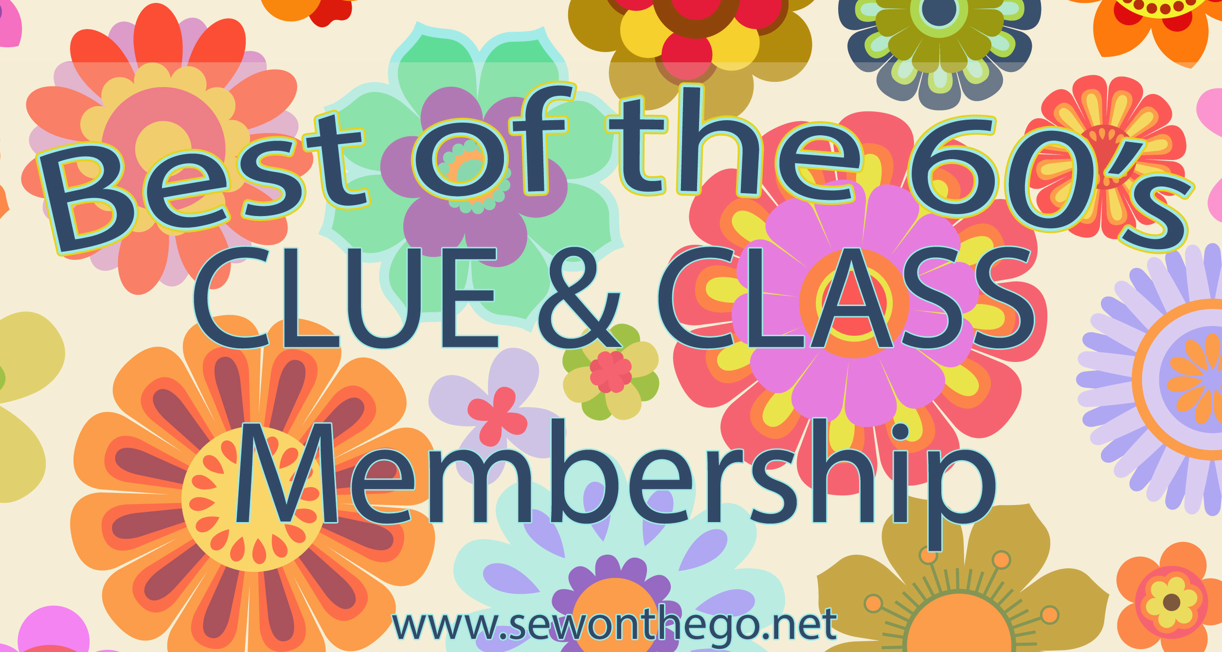 Product image for Best of the 60's Mystery Quilt Series - Clue & Class Membership