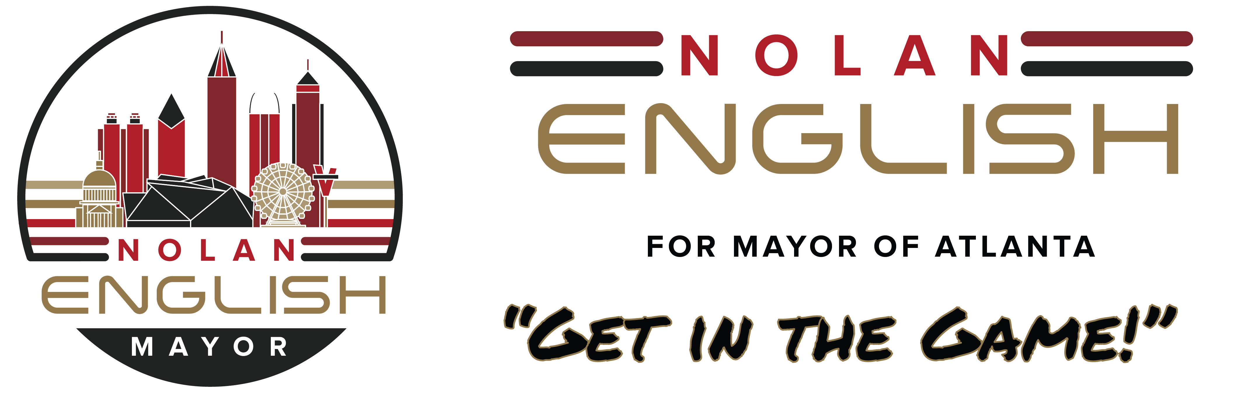 Nolan English for Mayor logo