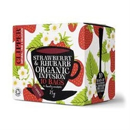 Strawberry & Rhubarb Organic Infusion from Clipper