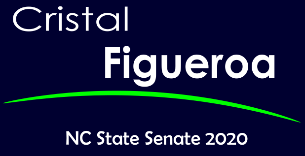 Cristal Figueroa for NC Senate 2020 logo