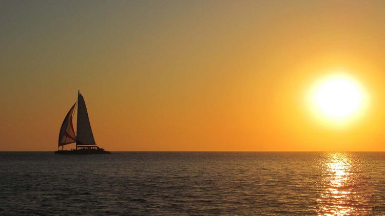 Santorini Sunet Oia Catamaran Cruise