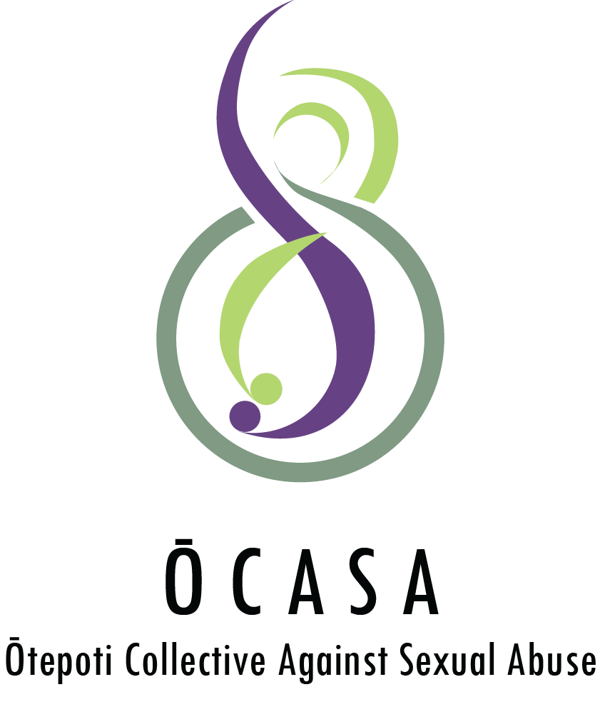 ŌCASA (Ōtepoti Communities  Against Sexual Abuse) logo