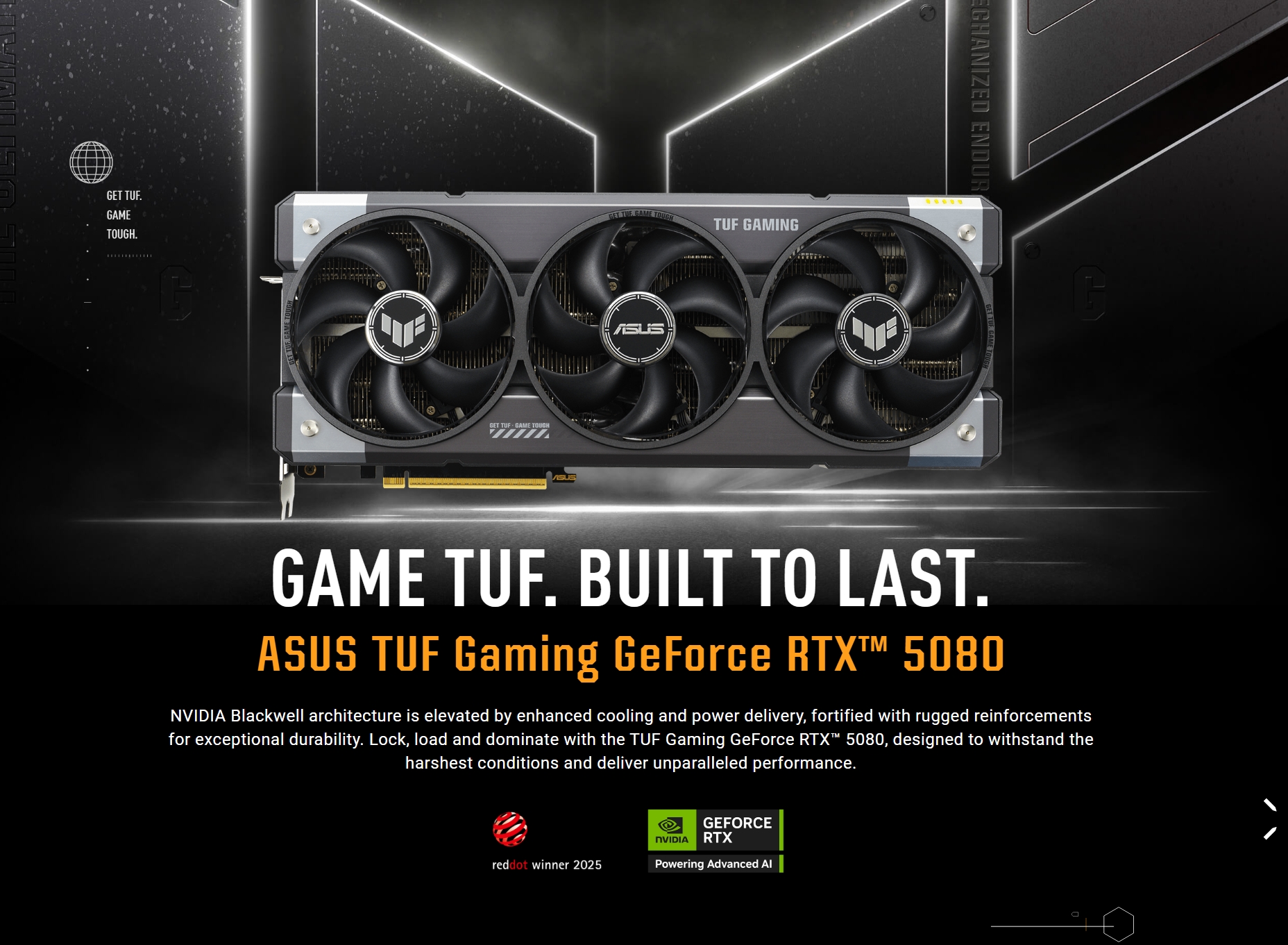 ASUS TUF GAMING GEFORCE RTX 5080 新品 ASUS TUF Gaming GeForce RTX™ 5080 16GB GDDR7 OC Edition