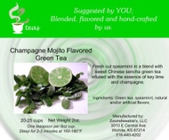 Champagne Mojito Green from 52teas